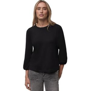 Street One Jacquard shirt zwart 36
