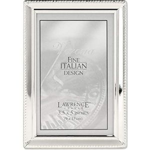 Lawrence Frames 11635 Lawrence metalen frame, 8,9 x 12,7 cm, zilverkleurig