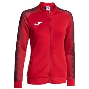 Joma - Dames Sweatshirt - Elite XI - Ritssluiting, Rood, M