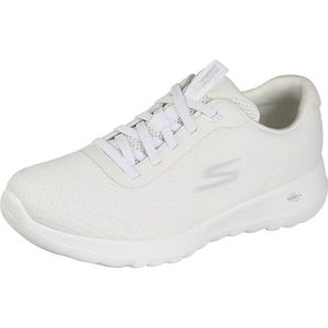 Skechers Go Walk Joy-Ecstatic sneakers voor dames, wit/blauw, 38,5 EU