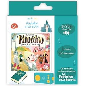 Lunii - Box met luisterboek voor kinderen Pinocchio, geschiedenis van een marionet - verhalen voor kinderen vanaf 5 jaar in de fabriek van de verhalen te horen
