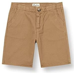 Hatley Jongen Twill Shorts Chefs Broek, Khaki, 6 jaar