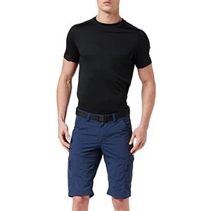 Schöffel Silvaplana2 Herenshorts, veelzijdige wandelbroek met aparte riem, outdoorbroek met praktische zakken