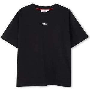 HUGO Kids - T-shirt - Katoen - Met Logoprint