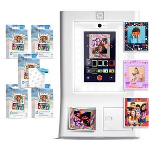 HP - Sprocket Photo Booth Machine - Instant Color Printer - Wit - Paper Bundel - 500 Pack Zink Sticky-Backed Sheets