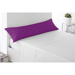 Miracle Home Kussensloop, zacht en comfortabel, 50% polyester, aubergine, 135 cm