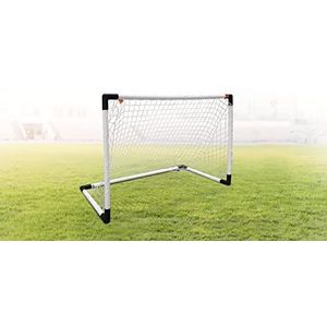 Mondo Toys Goal Post Miniset 1 voetbaldoel voor kinderen met netbal FIFA World Cup Qatar 2022 inclusief 28676, kleur wit, 28676