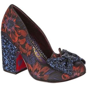 Irregular Choice May Way Oxford voor dames, marineblauw, 40 EU