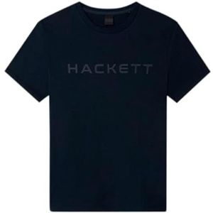 Hackett London Heren Essential Tee T-Shirt, Grey Marl, XS