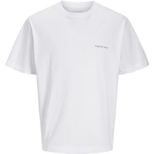 Jack & Jones Jormarrakesh Sketch Tee Ss Crew Neck, wit (bright white), XS