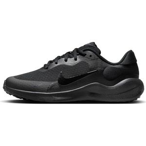 Nike Lage sneakers voor jongens, 36 EU, Zwart/Antraciet, 18.5 EU