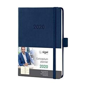 SIGEL C2063 weekkalender 2020, ca. A6, hardcover, donkerblauw, Conceptum - andere modellen