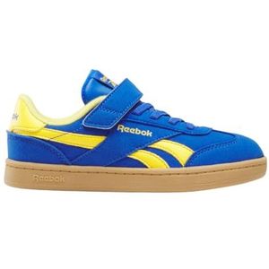 Reebok Unisex kinderen Smash Edge Elastic & Top Strap Sneakers, Optimumblue Goldenhaze Rgum1, 27 EU