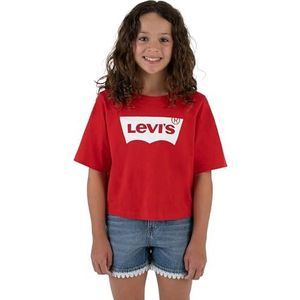 Levi's Kids LVG LIGHT BRIGHT CROPPED TOP meisje 2-8 jaar, Super rood, 24 Maanden