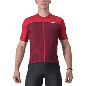 CASTELLI Unlimited Entrata Jersey fietsshirt heren, rood (donkerrood/bordeaux), S