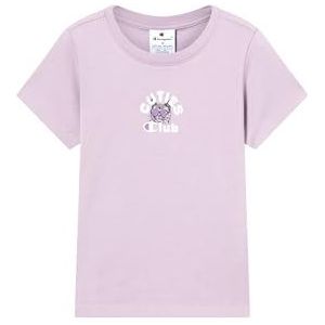 Champion Legacy Girls, grafisch T-shirt met ronde hals, L, violet, Violet, L