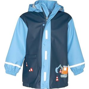 Playshoes - Bouwwerkplaats - Regenjas - Blauw