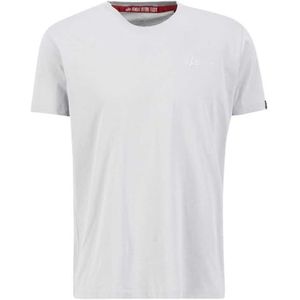 Alpha Industries Luchtmacht T Shirt voor Mannen Pastel Grey