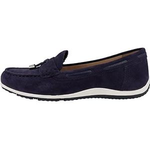 Geox Meisjes D Vega Moc Moccasin, Donkerblauw, 38.5 EU