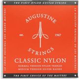 Augustine Klassieke Gitaarsnaren Classic - Red Label medium bespanning Set Klassiek Rood normaal/medium