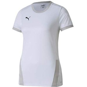 PUMA T-shirt voor dames TeamGoal 23 Jersey W, wit-grijs, violet, M