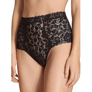 CALIDA Dames Natural Comfort Lace Slip, zwart, M