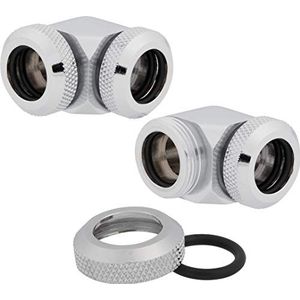 Corsair - Hydro X Series - Fitting - Zilver - 2-pack - Aansluitingen voor Waterkoeling