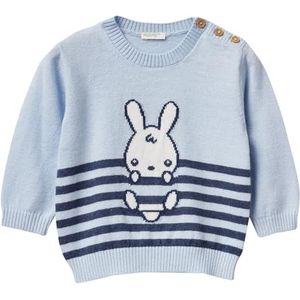 United Colors of Benetton Shirt G/C M/L, Blauw, 68