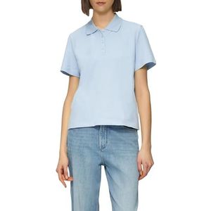 T-shirt - Effen - Katoen - Polokraag - Kwartmouw