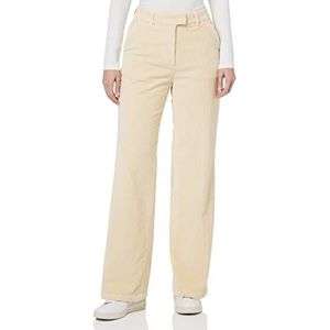 United Colors of Benetton Velvet Wide Leg corduroy broek voor dames, beige (025), 36 NL