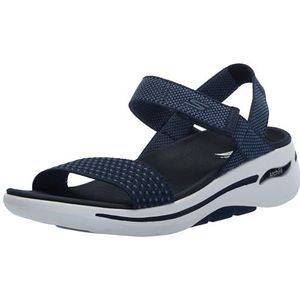 Skechers Go Walk Arch Fit sandaal voor dames, Navy textiel, 36 EU