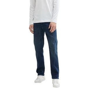 TOM TAILOR Heren Comfort Straight Jeans, 10282 - Dark Stone Wash Denim, 29W / 32L