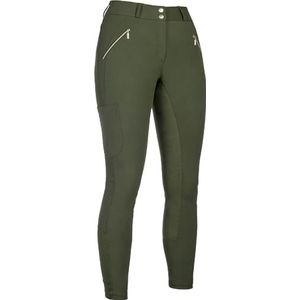 HKM Lia High Waist vol grip Broek voor dames Olijfgroen 38