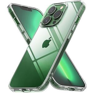 Ringke Fusion Compatibel met iPhone 13 Pro Case, Transparant Schokbestendig Bumper Hoesje - Clear