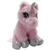 InnoGIO GIOplush Eenhoornpluche dier, 25 cm, roze met glitter, voor kinderen, pluche om te knuffelen en te spelen, gemaakt van niet-gevaarlijke materialen