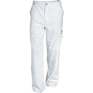 Planam 2122060 broek Canvas 320"" maat 60 in puur wit