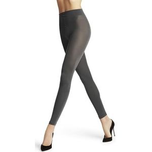 FALKE Dames Legging Softmerino W Le wol katoen eenkleurig 1 paar, Grijs Flanell 3210, 44-46