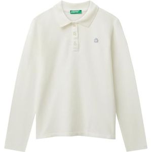 United Colors of Benetton Poloshirt M/L, Wit, 130