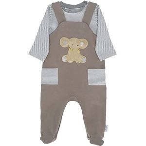 Sterntaler Romperset jersey olifant Eddy pyjama voor kinderen en baby's, grijs, normaal uniseks, Grijs, Normal