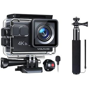 WOLFANG Actie Camera GA100 4K30FPS & Set van Selfie Stick