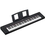 Yamaha NP-35B Piaggero in zwart - Lichtgewicht, portable keyboard in pianostijl met 76 Graded Soft Touch-toetsen en 15 voices