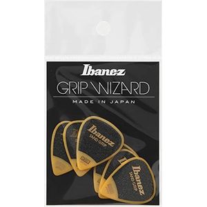 IBANEZ Flat Pick Zand Grip - geel 6 stuks (PPA14MSG-YE)