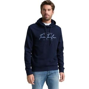 TOM TAILOR Sweatshirt voor heren, 15148 - Sky Captain Blue, XXL