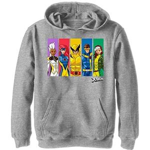 Marvel Marvel Rainbow Hoodie voor kinderen, uniseks, Sportief Heather, S