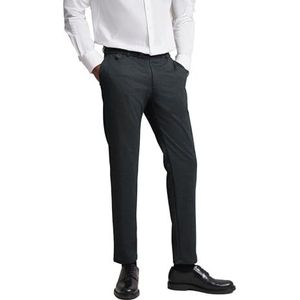 FLEXCITY - Chino Broek - Donkergrijs - Slim Fit - Ritssluiting