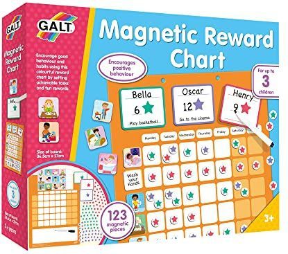 Galt Toys, Magnetic Reward Chart, Encourage Good Behaviour and Habits, Ages 3 Years Plus
