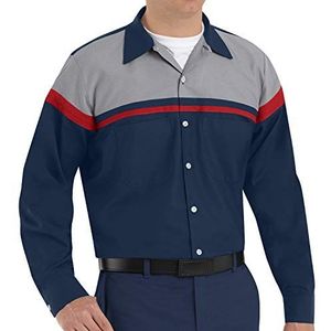 Red Kap Mannen werk Utility Button Down Shirt - multi - XL