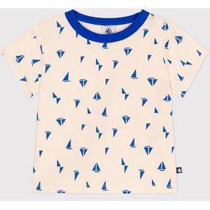 Petit Bateau T-shirt met korte mouwen voor jongens, Lawinen/Verloren, 18 Maanden
