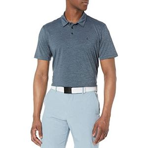 Volcom Hazard Performance Golf poloshirt voor heren, korte mouwen, licht shirt, Slate Blue, M, Slate Blue., M