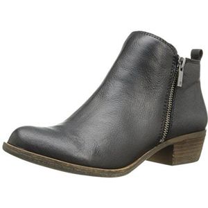 Lucky Brand Dames Basel Enkellaars, Zwart 03, 39 EU